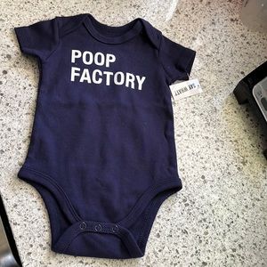 Navy blue onesie